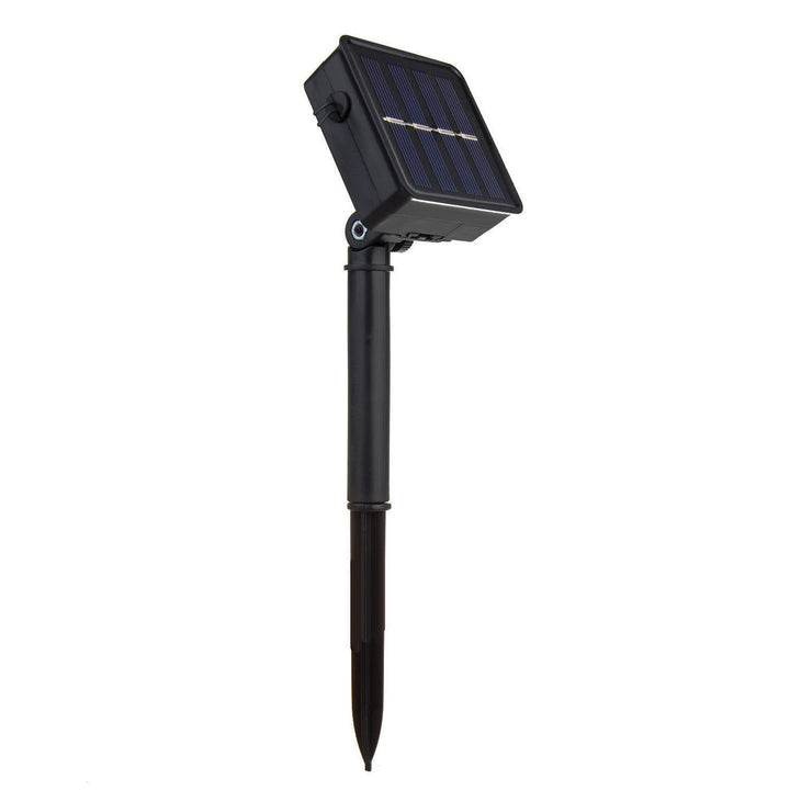 Maclean MCE412 Solar LED Icicle Fairy Lights 144 LED 8 x 30 cm Icicles RGB Lichtgordijn 2,4 m Kerstverlichting IP44 Decoratie Solar Light