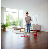 Green Blue MaxiClean - Platte mopset met 2 in 1 / Vloerwisser mop -  reiniger 360° draaibare