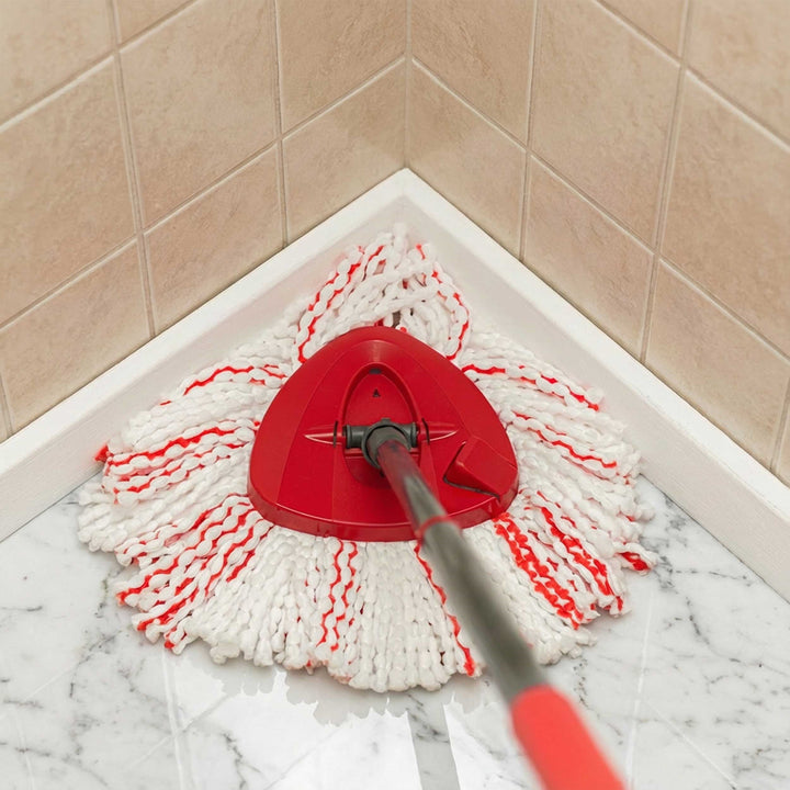 Vileda Turbo Deep Clean-set met draaibare mop, steel en emmer