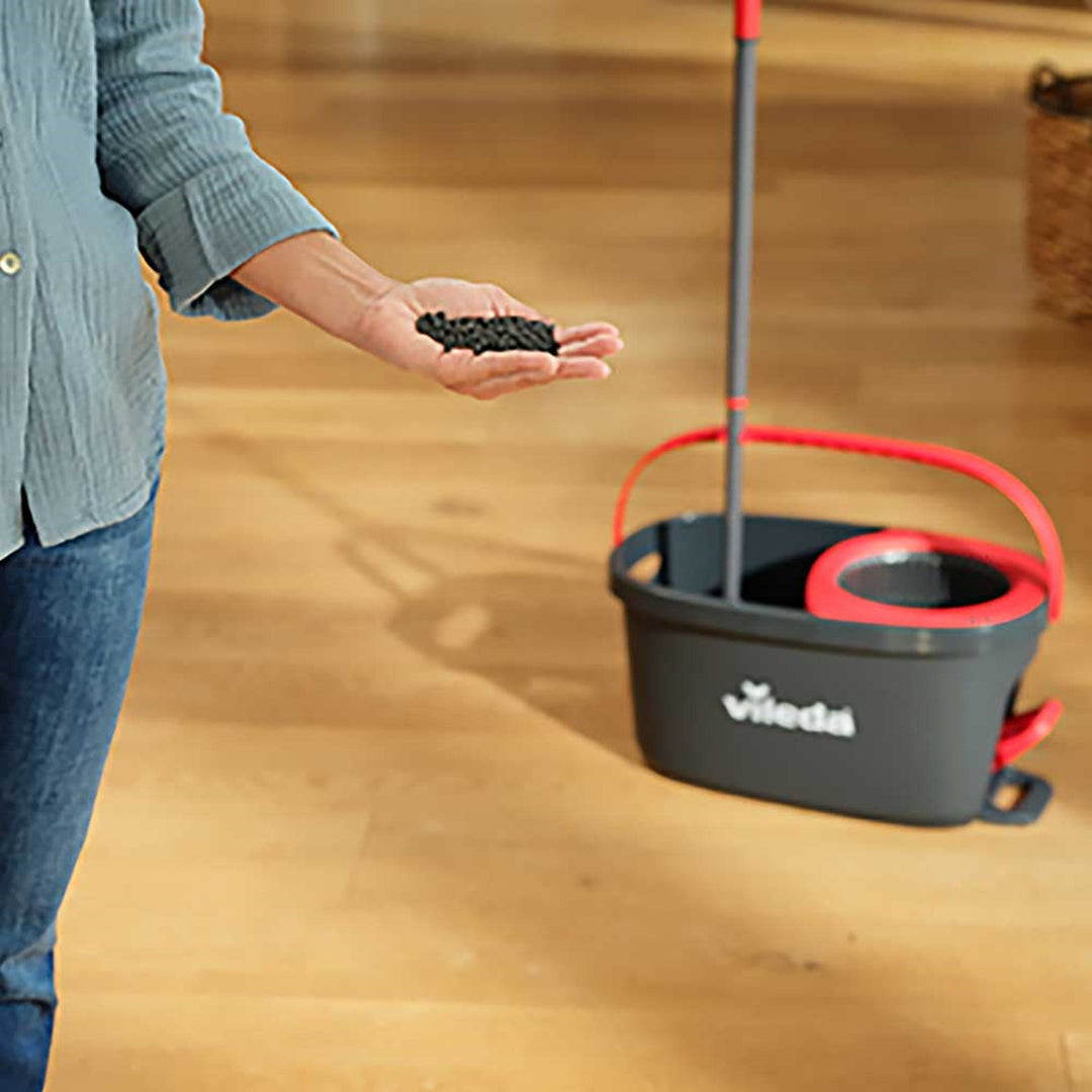 Vileda Turbo Deep Clean-set met draaibare mop, steel en emmer