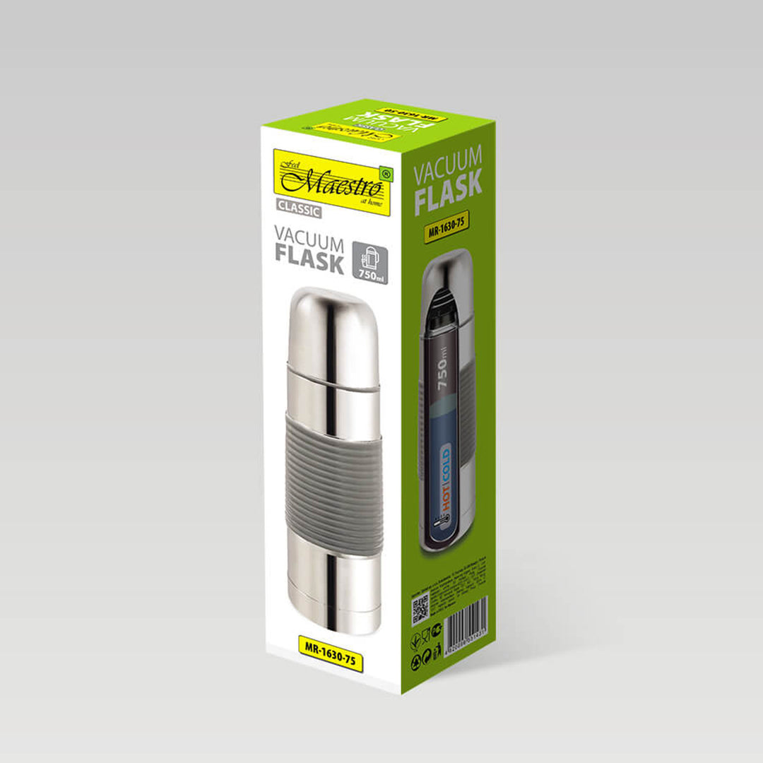 Thermos 750 ml Maestro MR-1630-75 roestvrij staal 29,5 x 8,5 cm