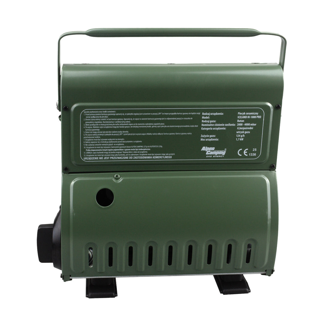 Alpen Camping INKO-TIME - Campingfornuis / Gasfornuis met ovenfunctie - Gasverbruik 108g / u