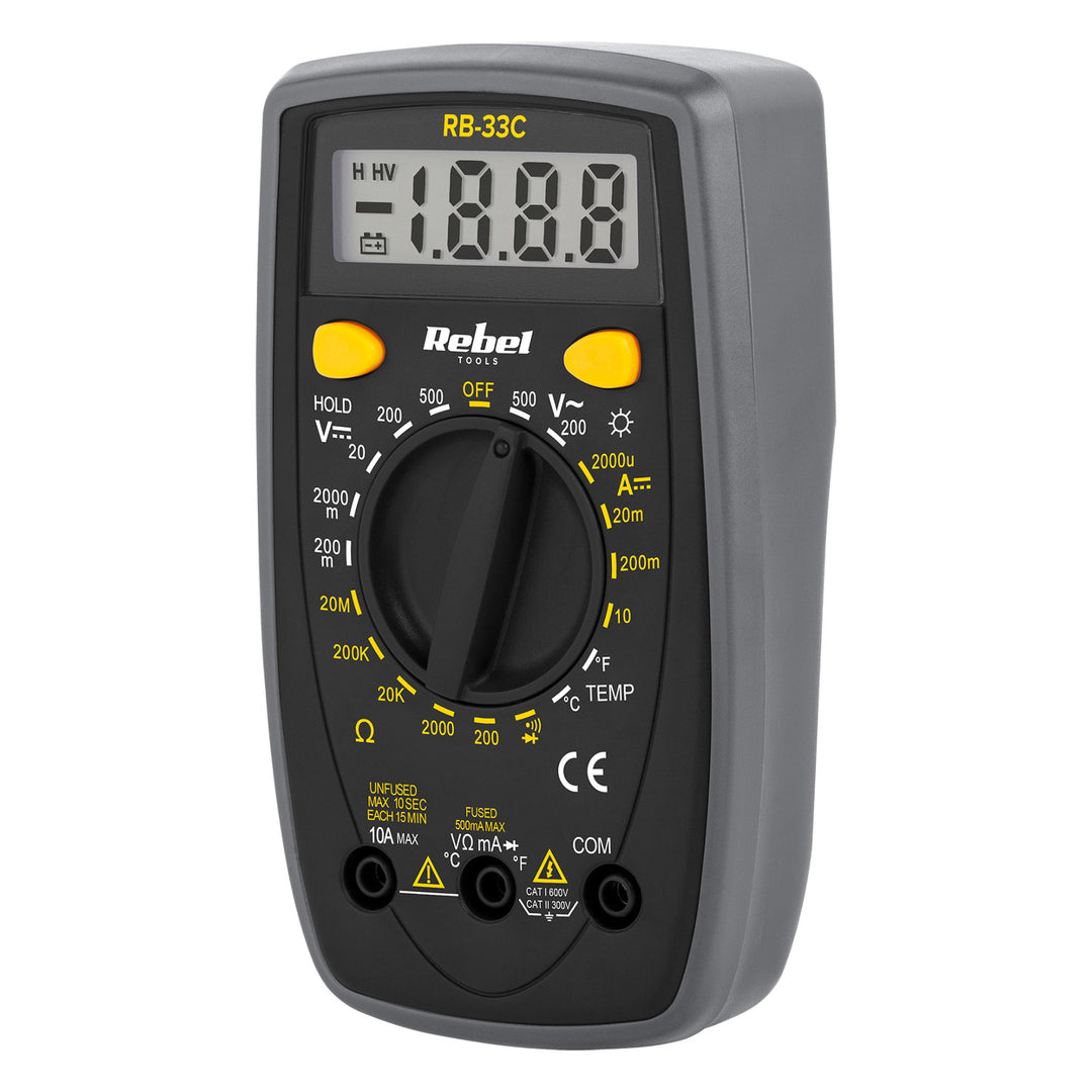 Nauwkeurige universele digitale meter Rebel RB-33C