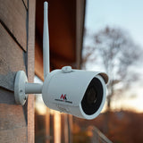 Maclean MCTV-516 WiFi IP/IPC Bewakingscamera 5MPx voor binnen en buiten Infrarood LED's voor nachtobservatie IP67 klasse bewakingscamera