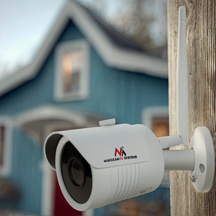 Maclean MCTV-516 WiFi IP/IPC Bewakingscamera 5MPx voor binnen en buiten Infrarood LED's voor nachtobservatie IP67 klasse bewakingscamera