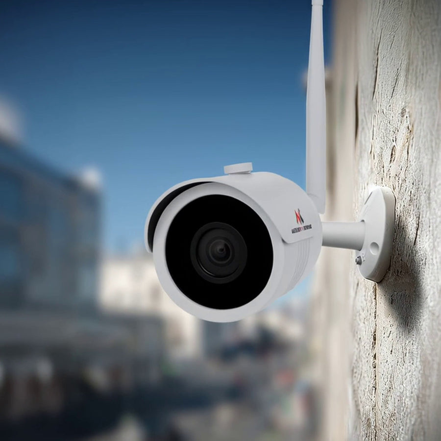 Maclean MCTV-516 WiFi IP/IPC Bewakingscamera 5MPx voor binnen en buiten Infrarood LED's voor nachtobservatie IP67 klasse bewakingscamera