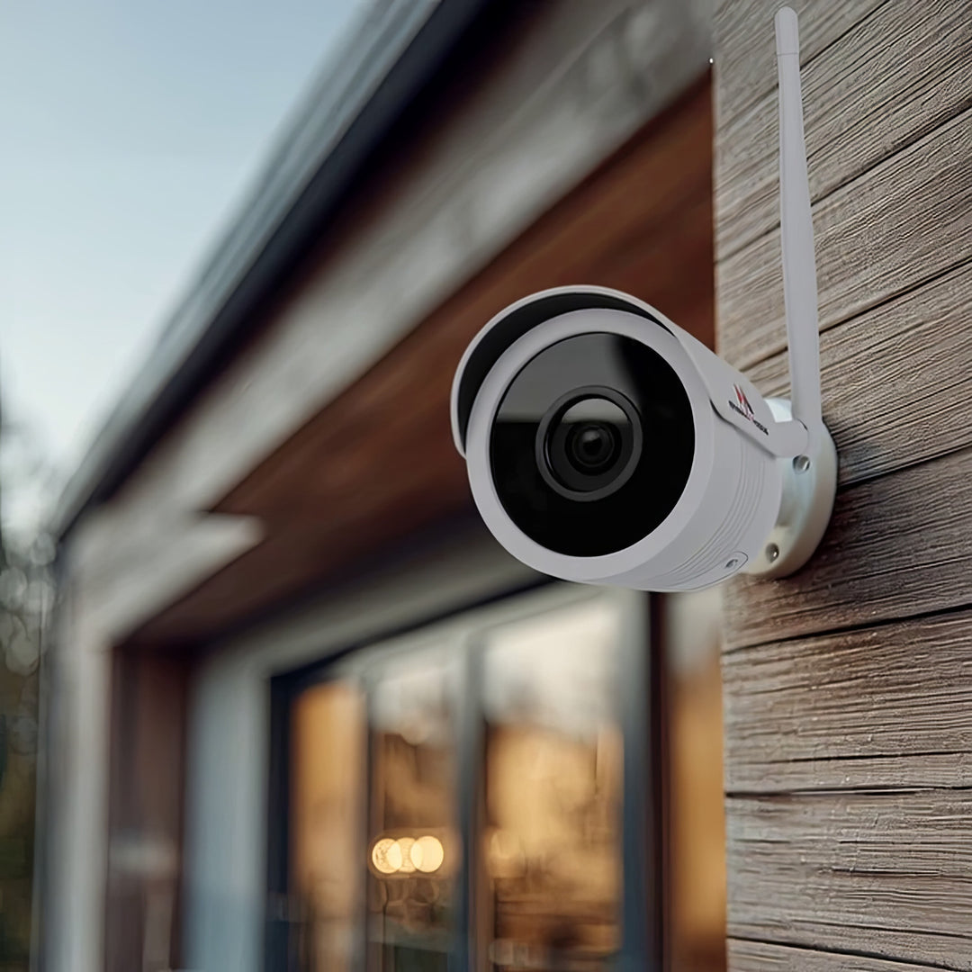 Maclean MCTV-516 WiFi IP/IPC Bewakingscamera 5MPx voor binnen en buiten Infrarood LED's voor nachtobservatie IP67 klasse bewakingscamera