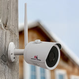 Maclean MCTV-516 WiFi IP/IPC Bewakingscamera 5MPx voor binnen en buiten Infrarood LED's voor nachtobservatie IP67 klasse bewakingscamera