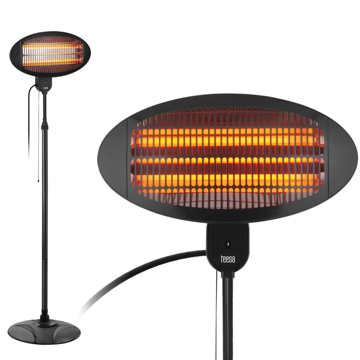 Teesa TSA8050 - Elektrische terrasverwarmer, 3 standen