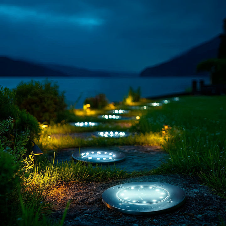 Maclean - Tuinlamp - Solar LED lampen - IP44 - 2 LED - 4000K - Ni-MH 600 mAh, 0,7W,