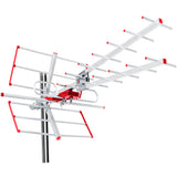 Directionele TV-antenne DVB-T MUX 8 + 5 V usb adapter