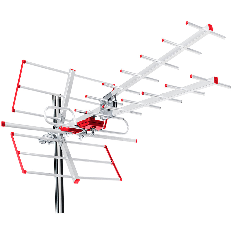 Directionele TV-antenne DVB-T MUX 8 + 5 V usb adapter