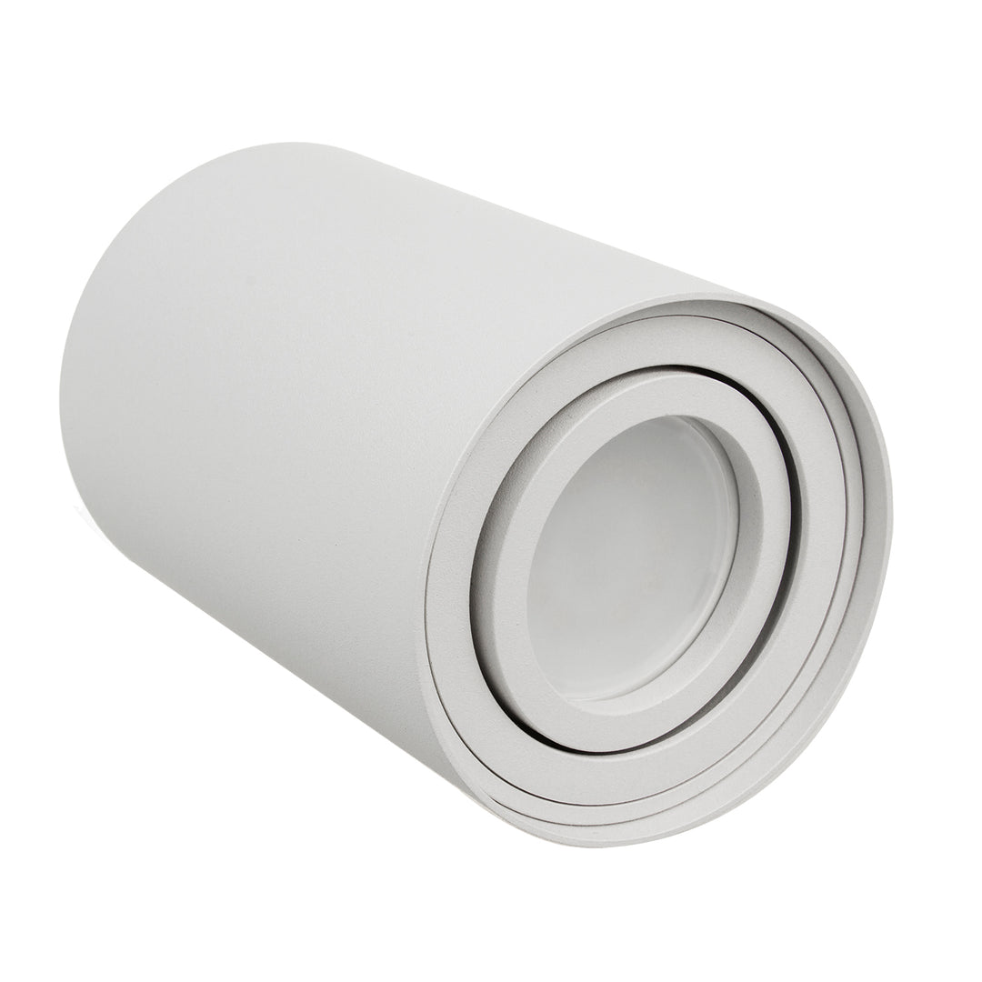 Maclean Ronde Plafond Wit MCE422 + LED lamp GU10 5W 4000K