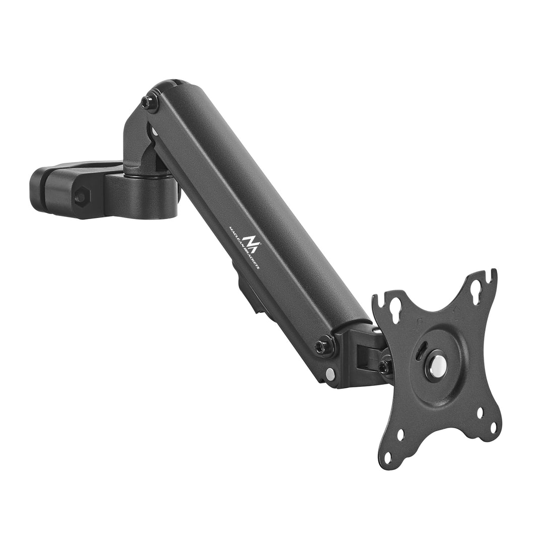 Monitorsteun voor buis/post 28-60mm Maclean, 17-27'', max. 7kg, veermechanisme, MC-459