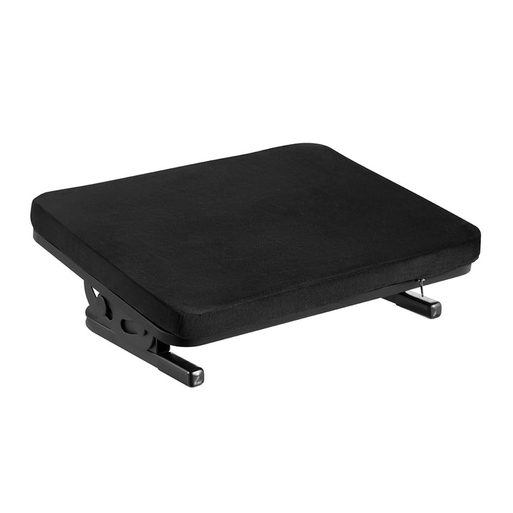 Maclean ergonomische voetensteun, beensteun, traploos instelbare hoek, afneembaar kussen, MC-460