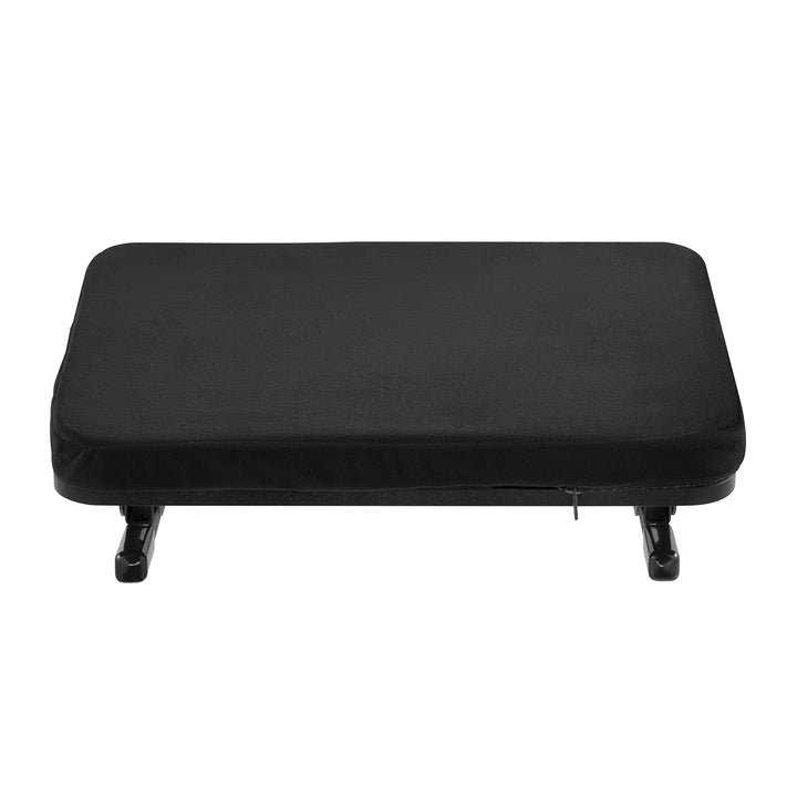Maclean ergonomische voetensteun, beensteun, traploos instelbare hoek, afneembaar kussen, MC-460