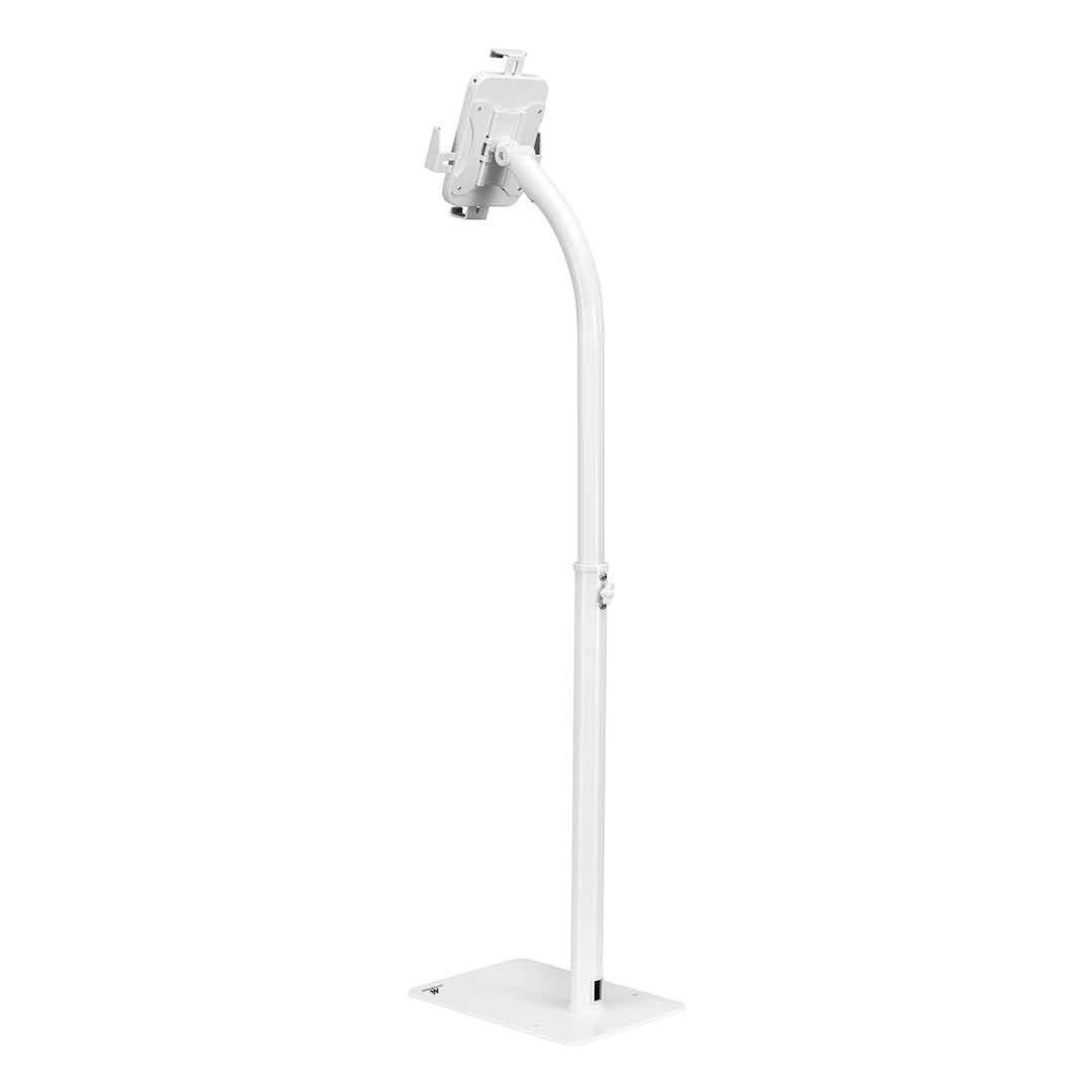 Maclean reclamestandaard voor tablet, vloermontage met slot, 7,9"-11", universeel, MC-467W