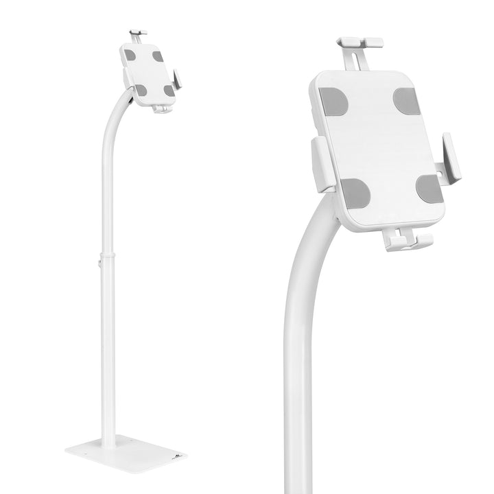 Maclean reclamestandaard voor tablet, vloermontage met slot, 7,9"-11", universeel, MC-467W