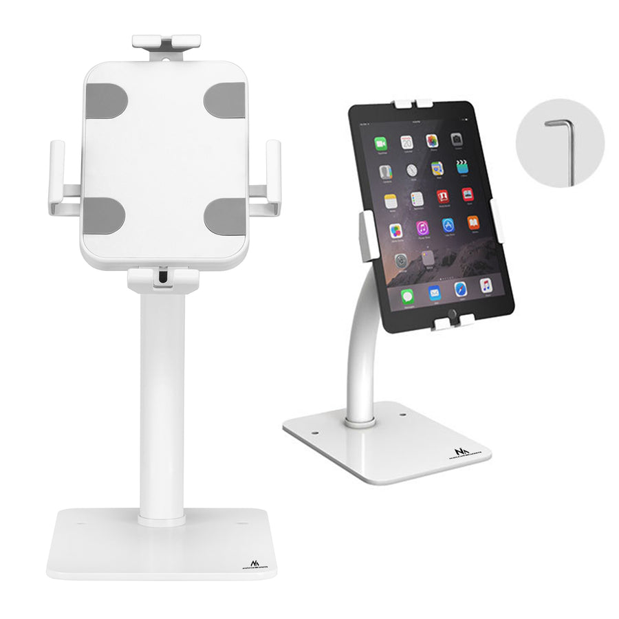 Maclean Tablethouder voor reclame, desktop, met slot, 7,9"-11", universeel, MC-468W