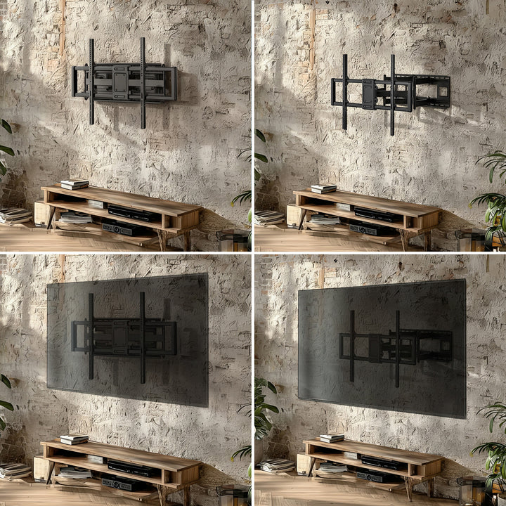 Maclean - Draaibare TV-beugel / houder - VESA900x600 - 60-120" - 120kg - wart