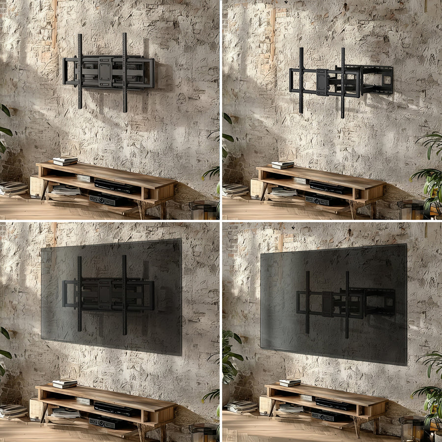 Maclean - Draaibare TV-beugel / houder - VESA900x600 - 60-120" - 120kg - wart