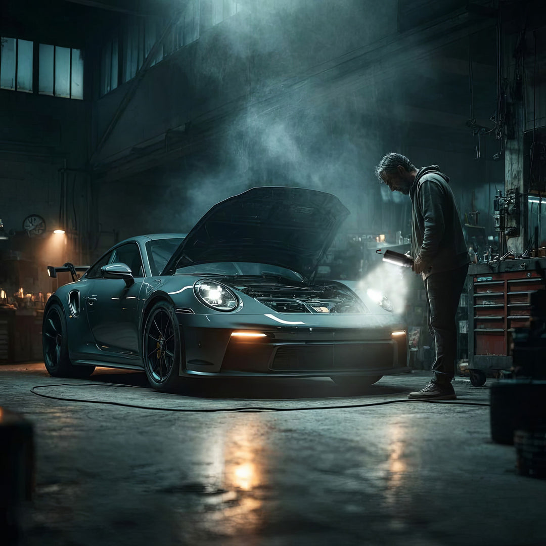 Maclean - Magnetische werkplaatslamp - Zaklamp - 2x1200mAh / 700lm / USB