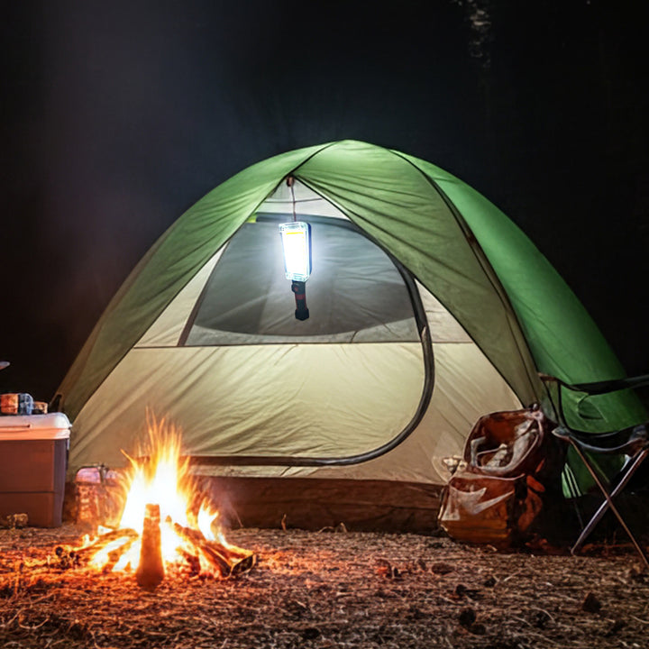 Maclean - Magnetische werkplaatslamp - Zaklamp - 2x1200mAh / 700lm / USB