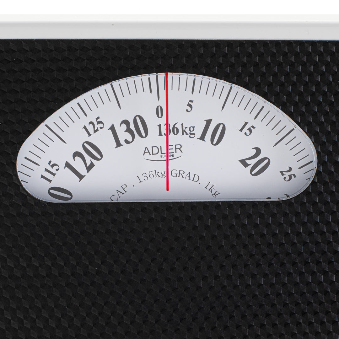 Mechanische badkamerweegschaal Adler AD 8179 capaciteit 136 kg