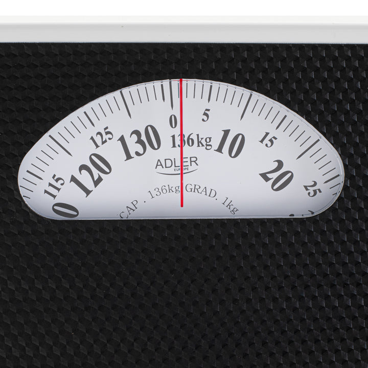 Mechanische badkamerweegschaal Adler AD 8179 capaciteit 136 kg