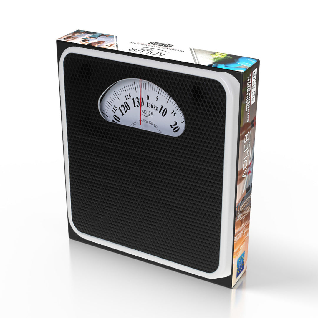 Mechanische badkamerweegschaal Adler AD 8179 capaciteit 136 kg