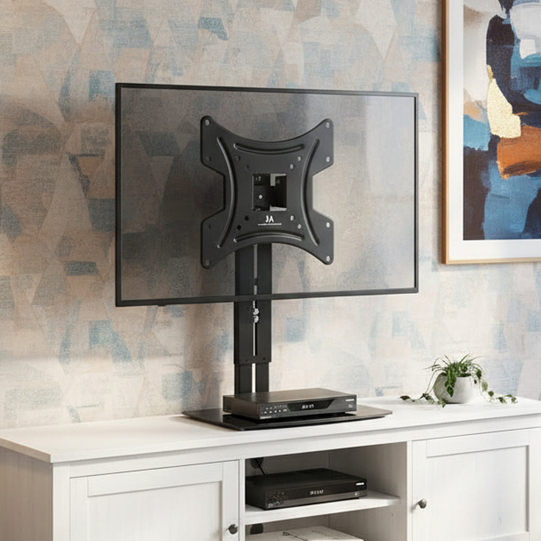 Maclean TV-wandhouder met plank, max. 20 kg, max. VESA 200x200, voor TV's van 15-42 inch, MC-451