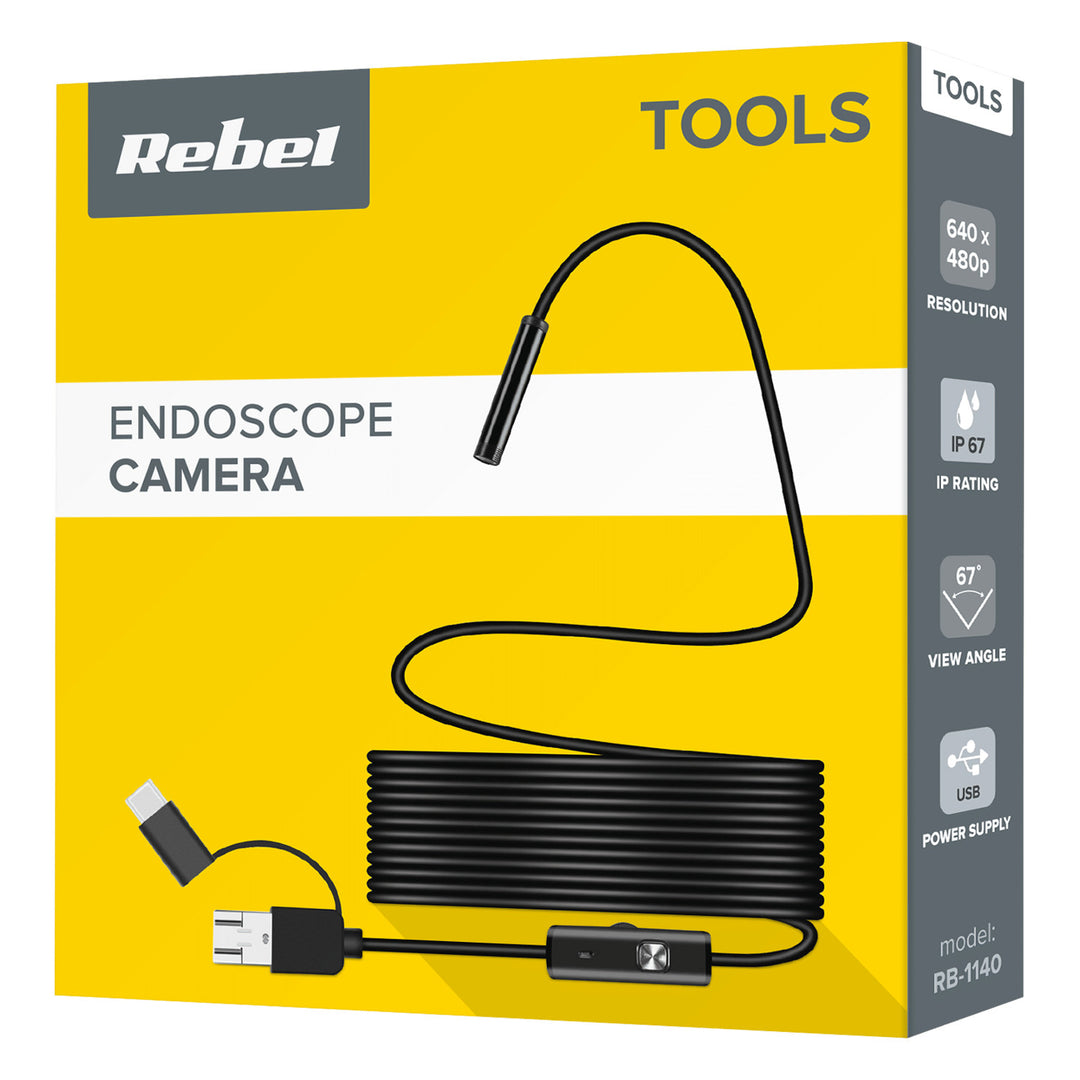 Inspectiecamera Rebel, 640 x 480p, IP67, 2m, RB-1140