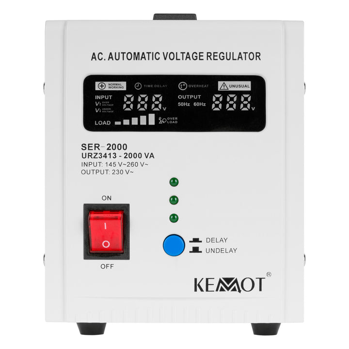 Automatische spanningsstabilisator 230 V KEMOT SER-2000