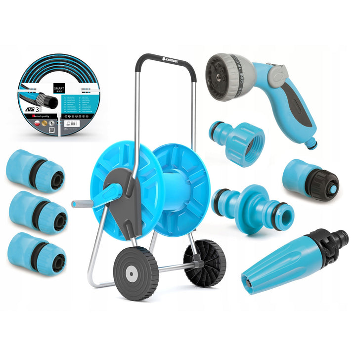 Cellfast tuinset, 1/2'' Smart ATS slang 50 m, 1/2'' Aluplus trolley 60 m