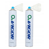 Zuurstofinhalatiecan 99% O2 14L, reukloos, 2 stuks