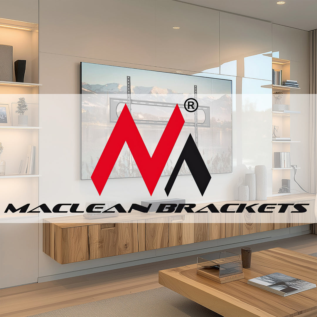 Maclean - TV-beugel - beugel voor TV of monitor - max. VESA 900x600 - voor 60-120" tot 120kg - Zwart
