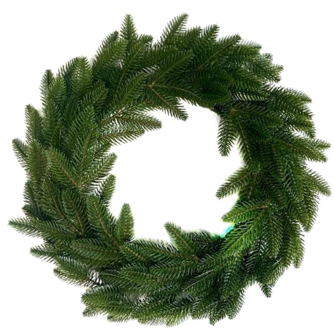 Kerstkrans, Klassiek, groen, 50 cm