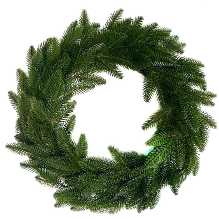 Kerstkrans, Klassiek, groen, 50 cm