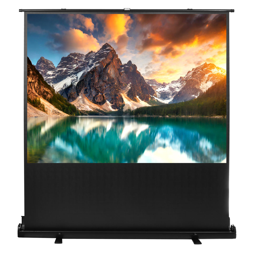 Maclean draagbaar projectiescherm, compact, vloerstaand, 86", 4:3, MC-963