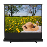 Maclean draagbaar projectiescherm, compact, vloermodel, 86 inch, 4:3, MC-963