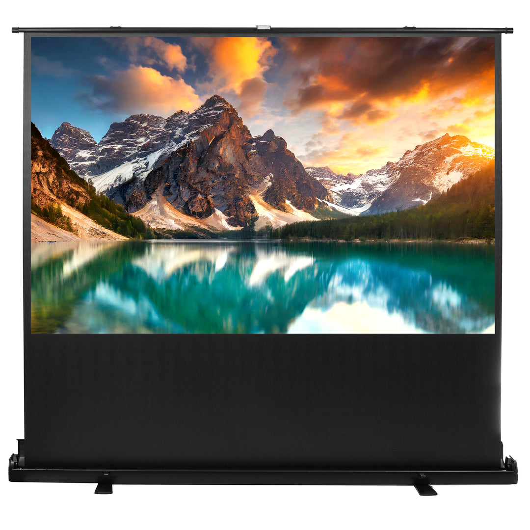 Draagbaar projectiescherm Maclean, compact, vloer, 100", 16:9, MC-964