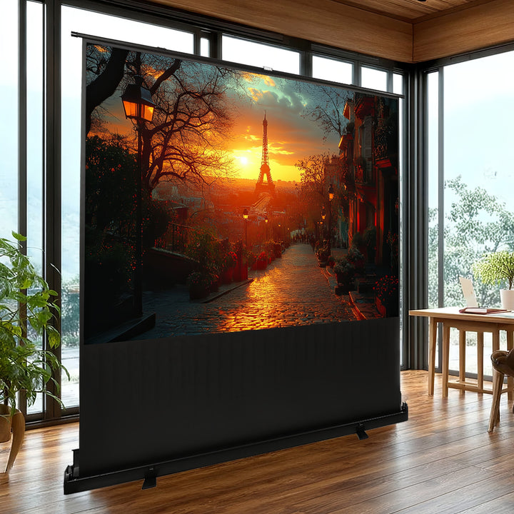 Draagbaar projectiescherm Maclean, compact, vloer, 100", 16:9, MC-964