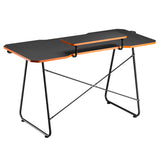 NanoRS - Bureau - Gaming bureau met monitor legbord - max. 50kg, hoogte 850mm, zwart, RS170
