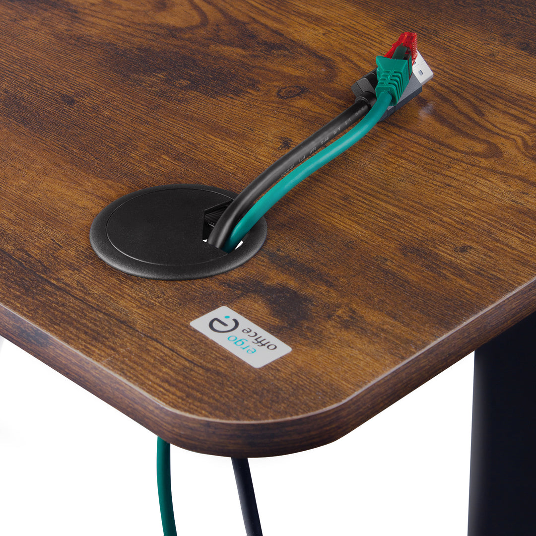 Schrijftafel Ergo Office elektrische hoogteverstelling, voor staan en zitten, max hoogte 114cm, ER-451