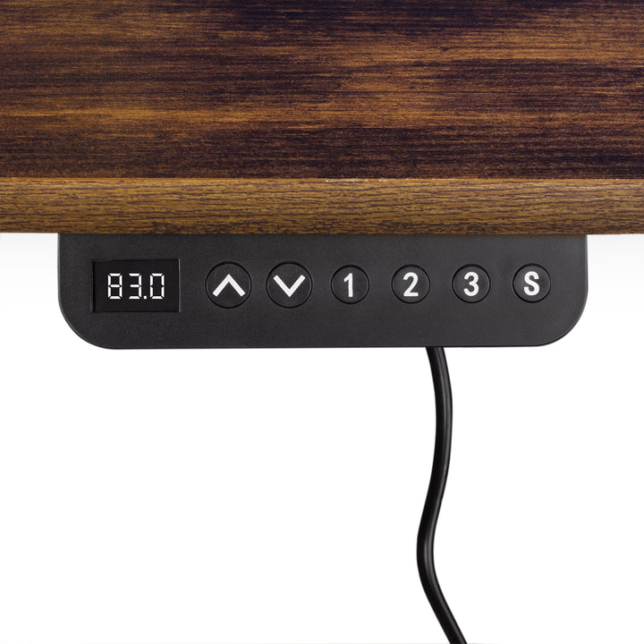 Schrijftafel Ergo Office elektrische hoogteverstelling, voor staan en zitten, max hoogte 114cm, ER-451