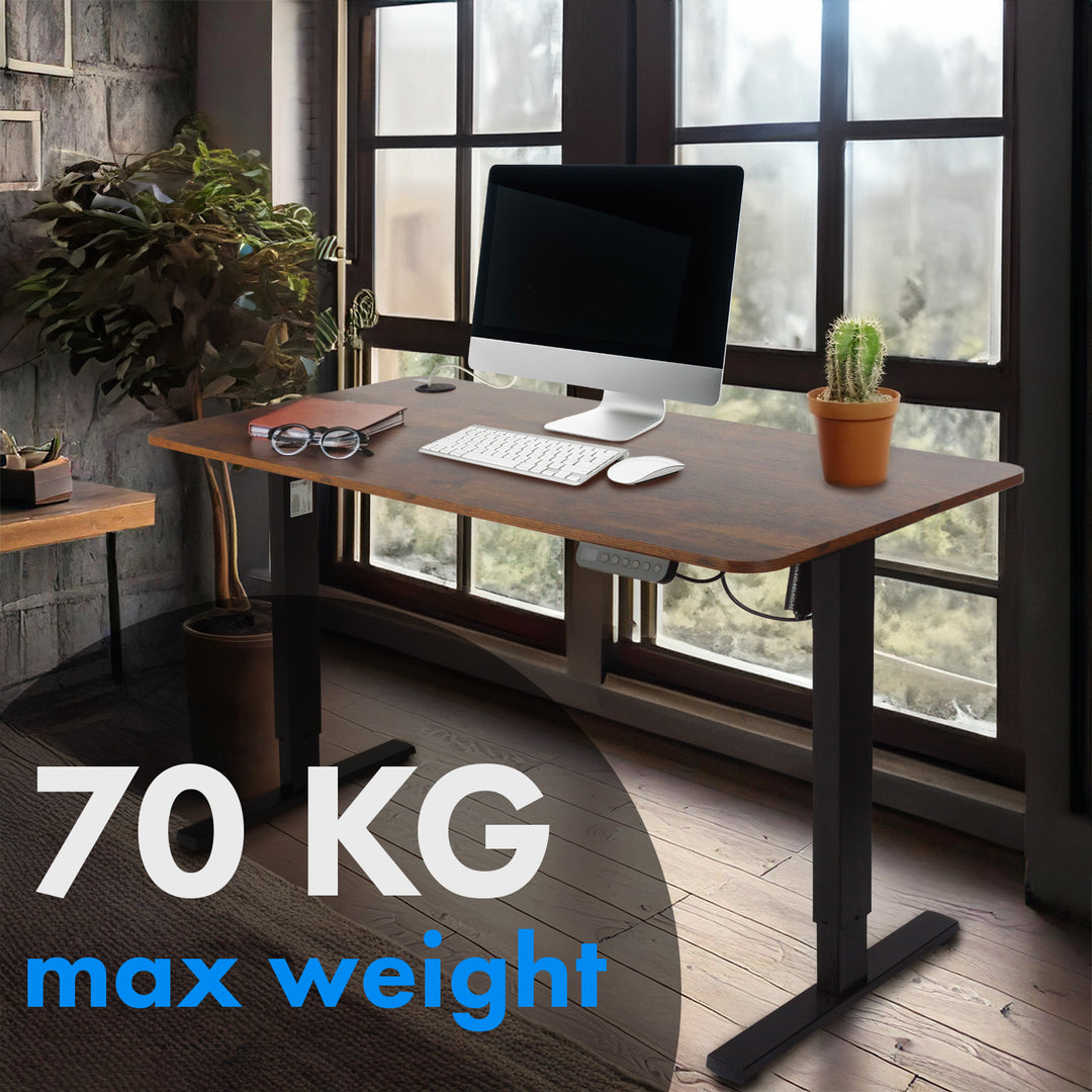 Schrijftafel Ergo Office elektrische hoogteverstelling, voor staan en zitten, max hoogte 114cm, ER-451