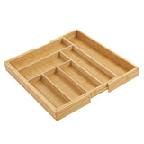 GreenBlue uitschuifbare bamboe bestekhouder, 325-500x430x45mm, GB379