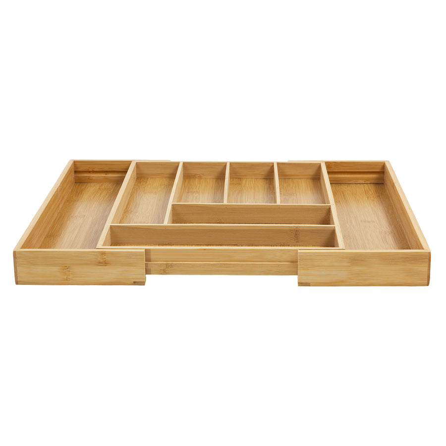 GreenBlue uitschuifbare bamboe bestekhouder, 325-500x430x45mm, GB379