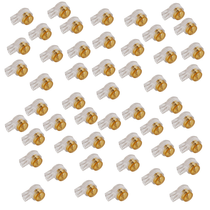 50x Gel phone snelkoppeling voor snelle aansluiting van 2 kabelgeleiders van 0,2 tot 0,65 mm