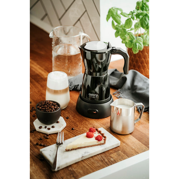 Moka Camry CR 4415B 300ml elektrische koffiemachine voor 6 kopjes espresso
